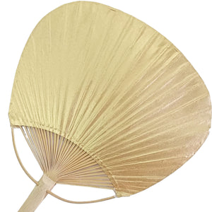 Abanicos dorados personalizados